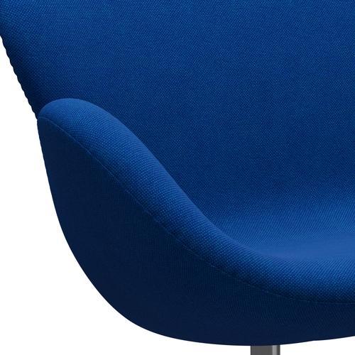 [product_category]-Fritz Hansen Swan Sofa 2 Seater, Satin Brushed Aluminium/Hallingdal Blue/Light Turquoise-Fritz Hansen-3321-HAL810-SPAL-FRI-7