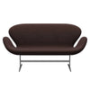 Fritz Hansen Swan Sofa 2 Seater, Silver Grey/Canvas Grey Ocean