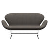 Fritz Hansen Swan Sofa 2 Seater, Silver Grey/Canvas Grey