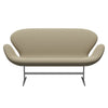 Fritz Hansen Swan Sofa 2 Seater, Silver Grey/Capture Sand Colours