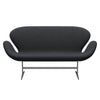 Fritz Hansen Swan Sofa 2 Seater, Silver Grey/Christianshavn Dark Grey