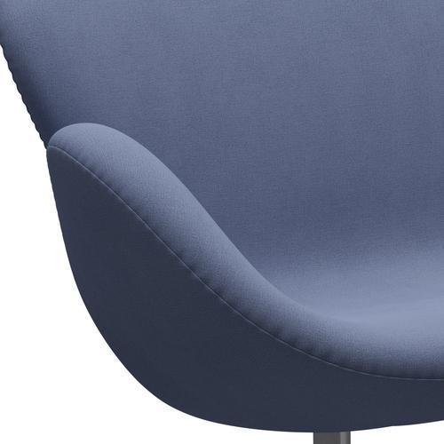 [product_category]-Fritz Hansen Swan Sofa 2 Seater, Silver Grey/Christianshavn Light Blue Uni-Fritz Hansen-3321-CH1151-SGBASE-FRI-7