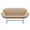 Fritz Hansen Swan™ Sofa 2 Seater, Silver Grey/Comfort Beige (61003)