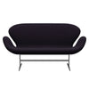 Fritz Hansen Swan™ Sofa 2 Seater, Silver Grey/Comfort Violet Red