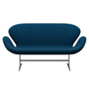 Fritz Hansen Swan™ Sofa 2 Seater, Silver Grey/Divina Coral Green