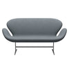 Fritz Hansen Swan Sofa 2 Seater, Silver Grey/Divina Light Grey