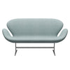 Fritz Hansen Swan Sofa 2 Seater, Silver Grey/Divina Md Mint