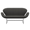 Fritz Hansen Svanesofa 2-Personers, Silver Grey/Fame Brun (61060)