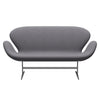 Fritz Hansen Swan Sofa 2 Seater, Silver Grey/Fame Grey (60078)