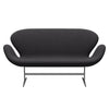 Fritz Hansen Swan™ Sofa 2 Seater, Silver Grey/Fiord Black