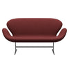 Fritz Hansen Swan™ Sofa 2 Seater, Silver Grey/Fiord Brick/Brick
