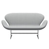 Fritz Hansen Swan™ Sofa 2 Seater, Silver Grey/Fiord Grey/Medium Grey