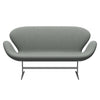 Fritz Hansen Swan™ Sofa 2 Seater, Silver Grey/Fiord Medium Grey