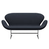 Fritz Hansen Swan™ Sofa 2 Seater, Silver Grey/Fiord Midnight Blue
