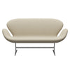 Fritz Hansen Swan™ Sofa 2 Seater, Silver Grey/Fiord Natural Sand