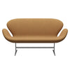 Fritz Hansen Swan™ Sofa 2 Seater, Silver Grey/Fiord Ochre/Stone