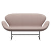 Fritz Hansen Swan™ Sofa 2 Seater, Silver Grey/Fiord Pink/Stone