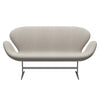 Fritz Hansen Swan Sofa 2 Seater, Silver Grey/Hallingdal Light Grey (103)