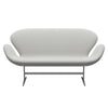 Fritz Hansen Swan Sofa 2 Seater, Silver Grey/Steelcut Trio Delicate Mint Green