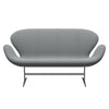 Fritz Hansen Swan Sofa 2 Seater, Silver Grey/Steelcut Trio Grey