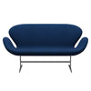Fritz Hansen Swan™ Sofa 2 Seater, Silver Grey/Tonus Dark Coral Blue