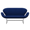 Fritz Hansen Swan Sofa 2 Seater, Silver Grey/Tonus Royal Blue