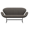 Fritz Hansen Swan Sofa 2 Seater, Warm Graphite/Canvas Grey