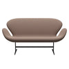 Fritz Hansen Swan Sofa 2 Seater, Warm Graphite/Capture Brown