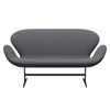 Fritz Hansen Swan Sofa 2 Seater, Warm Graphite/Capture Dark Grey