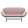 Fritz Hansen Swan Sofa 2 Seater, Warm Graphite/Capture Pink