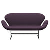 Fritz Hansen Swan Sofa 2 Seater, Warm Graphite/Capture Violet Dark