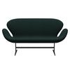 Fritz Hansen Swan Sofa 2 Seater, Warm Graphite/Christianshavn Dark Green