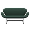 Fritz Hansen Swan Sofa 2 Seater, Warm Graphite/Christianshavn Dark Green Uni