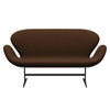 Fritz Hansen Swan™ Sofa 2 Seater, Warm Graphite/Comfort Beige (00010)