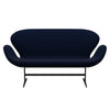 Fritz Hansen Swan™ Sofa 2 Seater, Warm Graphite/Comfort Dark Grey/Blue