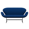 Fritz Hansen Swan™ Sofa 2 Seater, Warm Graphite/Comfort Grey/Blue