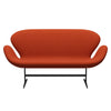 Fritz Hansen Swan™ Sofa 2 Seater, Warm Graphite/Comfort Rust Red (09055)