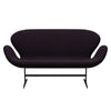 Fritz Hansen Swan Sofa 2 Seater, Warm Graphite/Divina Aubergine (376)