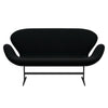 Fritz Hansen Swan Sofa 2 Seater, Warm Graphite/Divina Black