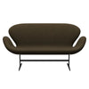 Fritz Hansen Swan Sofa 2 Seater, Warm Graphite/Divina Brown (984)