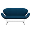 Fritz Hansen Swan™ Sofa 2 Seater, Warm Graphite/Divina Coral Green