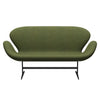 Fritz Hansen Swan Sofa 2 Seater, Warm Graphite/Divina Md Wintergreen