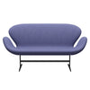 Fritz Hansen Swan Sofa 2 Seater, Warm Graphite/Divina Melange Violet Light