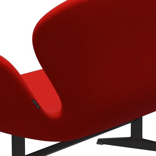 [product_category]-Fritz Hansen Swan Sofa 2 Seater, Warm Graphite/Divina Red (562)-Fritz Hansen-3321-DIV562-WGBASE-FRI-5