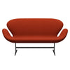 Fritz Hansen Swan Sofa 2 Seater, Warm Graphite/Divina Terracotta