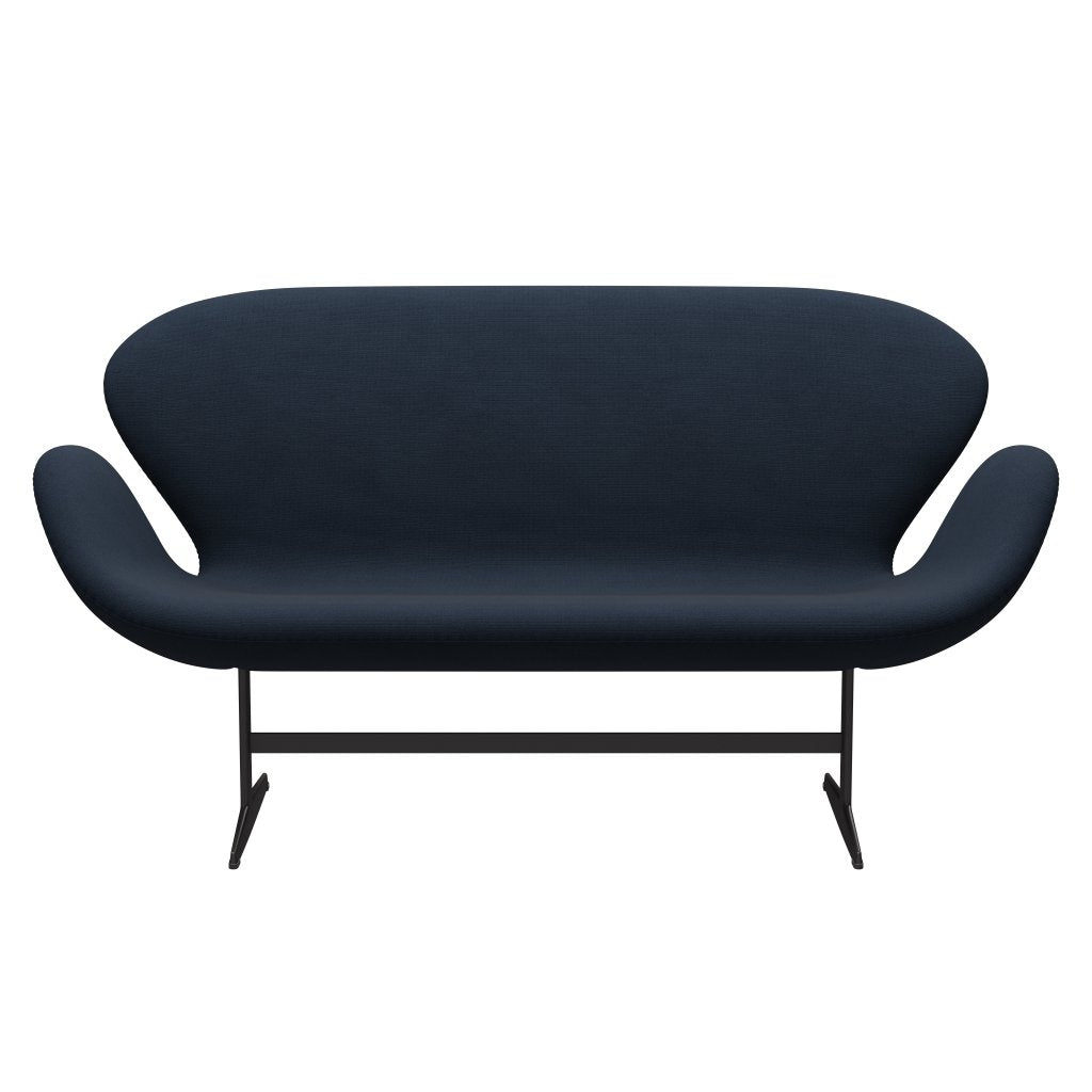 [product_category]-Fritz Hansen Swan Sofa 2 Seater, Warm Graphite/Fame Blue Anthracite-Fritz Hansen-3321-F60017-WGBASE-FRI-1