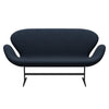 Fritz Hansen Swan Sofa 2 Seater, Warm Graphite/Fame Blue Anthracite