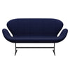 Fritz Hansen Swan Sofa 2 Seater, Warm Graphite/Fame Dark Blue (66005)