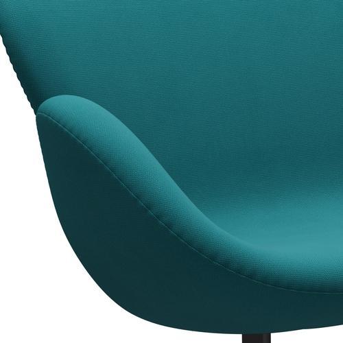 [product_category]-Fritz Hansen Swan Sofa 2 Seater, Warm Graphite/Fame Green Turquoise-Fritz Hansen-3321-F67067-WGBASE-FRI-7