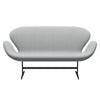 Fritz Hansen Swan™ Sofa 2 Seater, Warm Graphite/Fiord Grey/Medium Grey